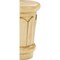 Hardware Resources 4-7/16" Wx2-3/16"Dx5-7/8"H Rubberwood Reed Capital CAP6-250RW - alternate 3
